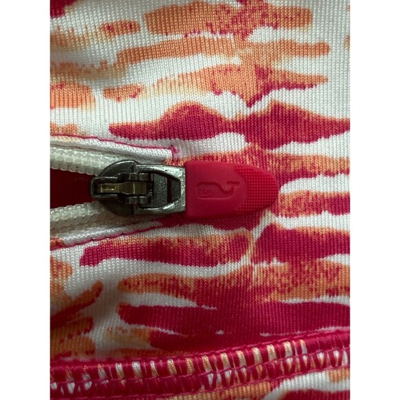 Vinyard Vines size XS Performance pink white watercolor lines leggings - Picture 7 of 10